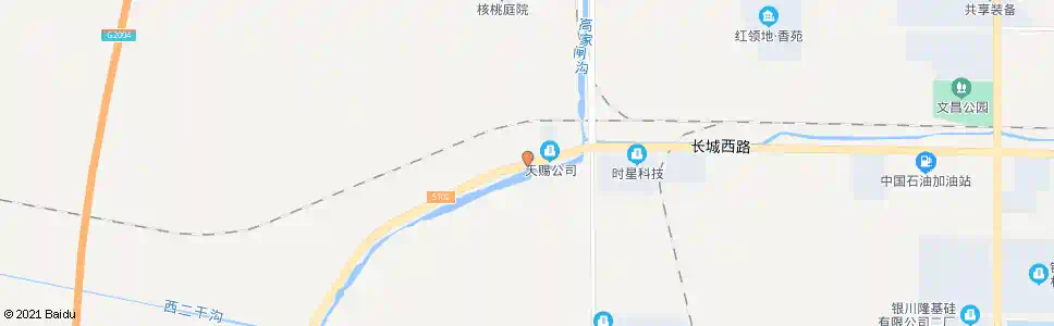 银川经天西路_公交站地图_银川公交_妙搜公交查询2025