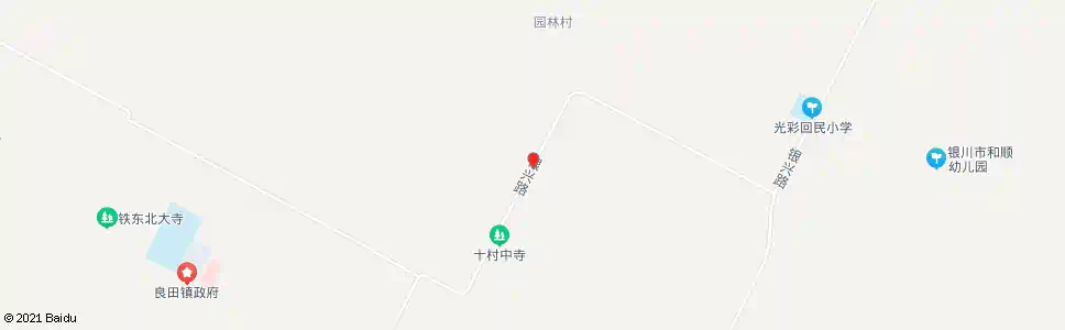 银川园林五队_公交站地图_银川公交_妙搜公交查询2025