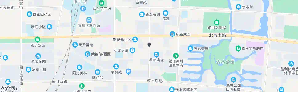 银川福州街北京路口_公交站地图_银川公交_妙搜公交查询2025