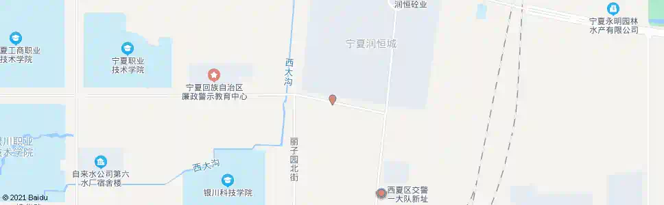 银川大连路丽子园街口_公交站地图_银川公交_妙搜公交查询2025