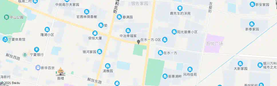 银川八一社区_公交站地图_银川公交_妙搜公交查询2025