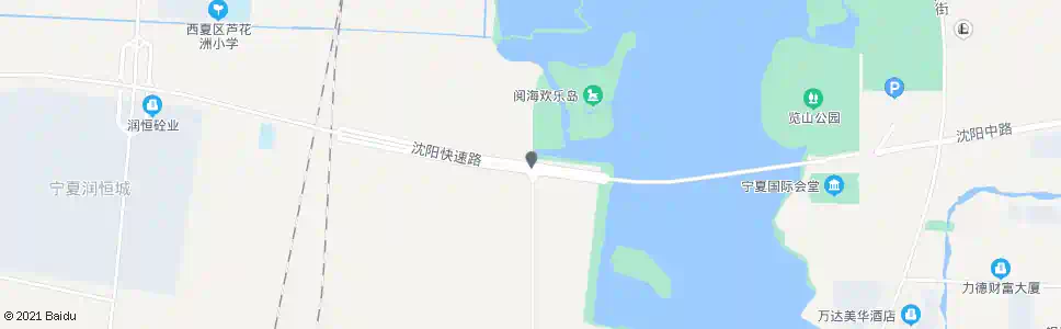 银川阅海欢乐岛_公交站地图_银川公交_妙搜公交查询2025