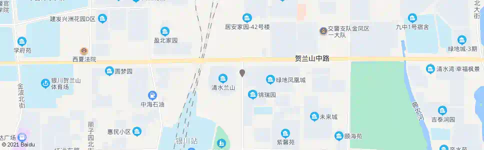 银川通达街贺兰山路口_公交站地图_银川公交_妙搜公交查询2025