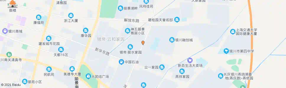银川丽水家园东_公交站地图_银川公交_妙搜公交查询2025