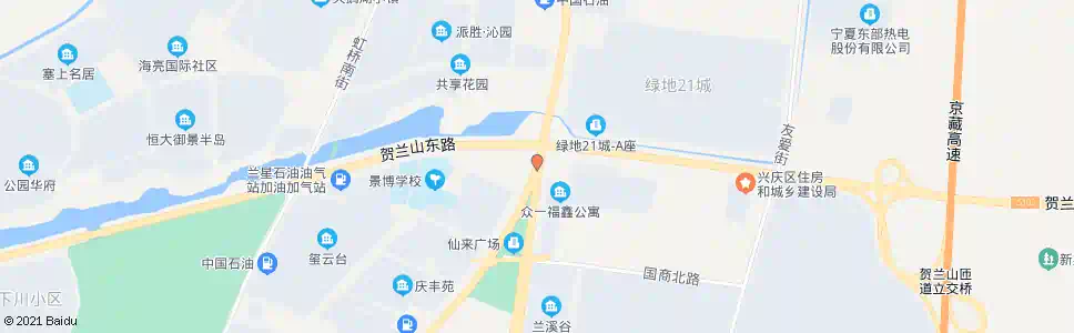 银川丽景北街_公交站地图_银川公交_妙搜公交查询2025