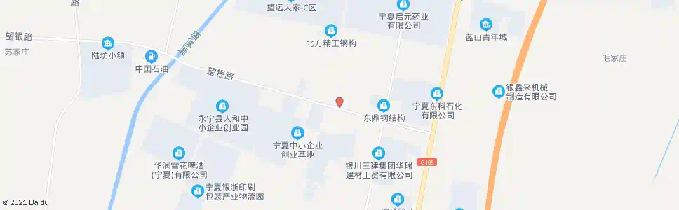 银川望远工业园区_公交站地图_银川公交_妙搜公交查询2025