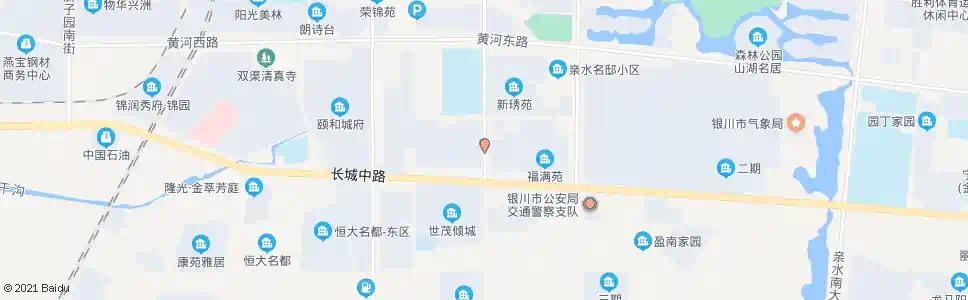 银川福州街长城路口_公交站地图_银川公交_妙搜公交查询2025