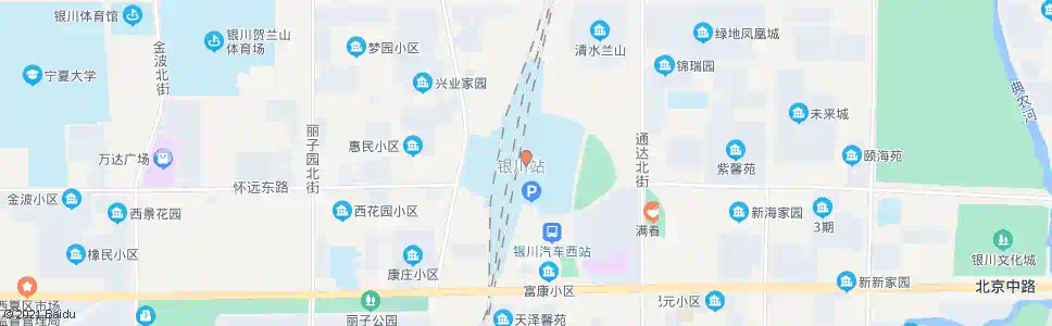银川五医院_公交站地图_银川公交_妙搜公交查询2025