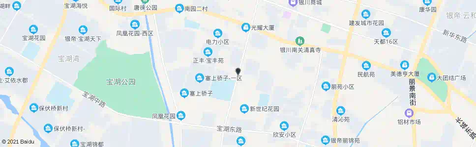 银川民族街修业路口_公交站地图_银川公交_妙搜公交查询2025