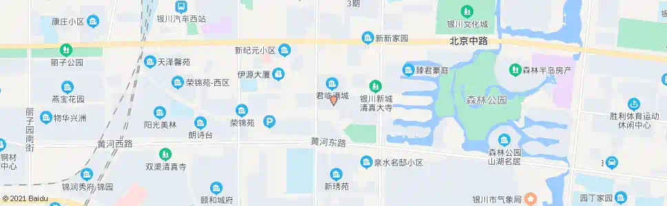 银川安怡家园A区_公交站地图_银川公交_妙搜公交查询2025