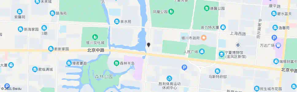 银川亲水街北京路口_公交站地图_银川公交_妙搜公交查询2025