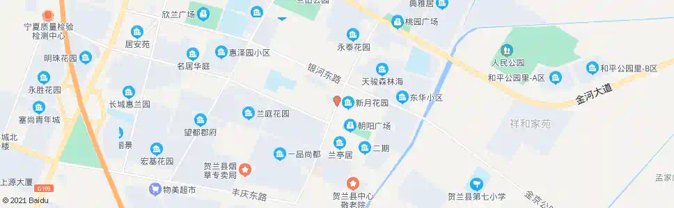 银川朔方街居安路口_公交站地图_银川公交_妙搜公交查询2025