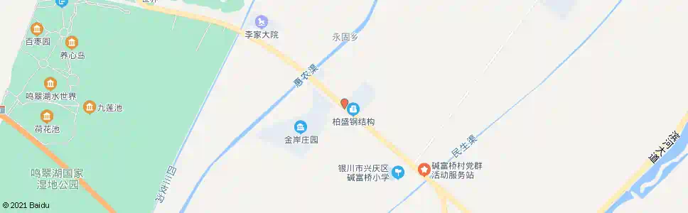 银川小康村_公交站地图_银川公交_妙搜公交查询2025