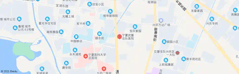 银川武警医院_公交站地图_银川公交_妙搜公交查询2025