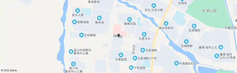银川湖畔路宁安街口_公交站地图_银川公交_妙搜公交查询2025