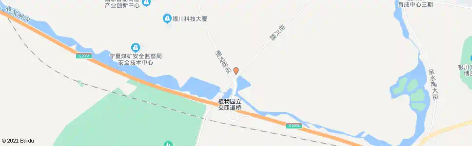 银川南环高速通达街口_公交站地图_银川公交_妙搜公交查询2025