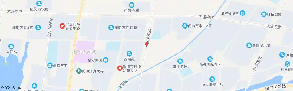 银川正源街阅福路口_公交站地图_银川公交_妙搜公交查询2025