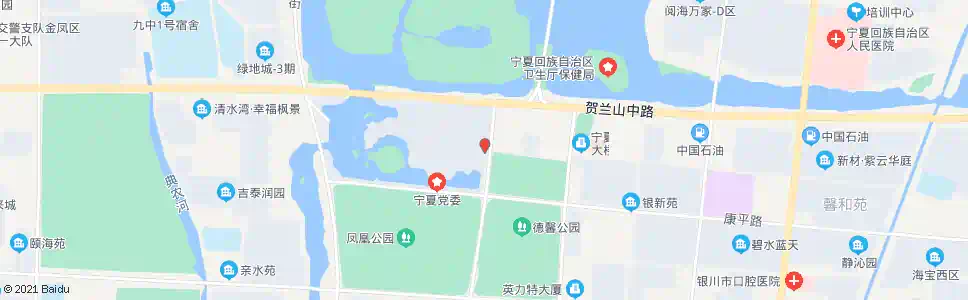 银川区党委东门_公交站地图_银川公交_妙搜公交查询2025