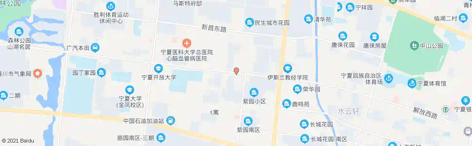 银川金凤区政府_公交站地图_银川公交_妙搜公交查询2025