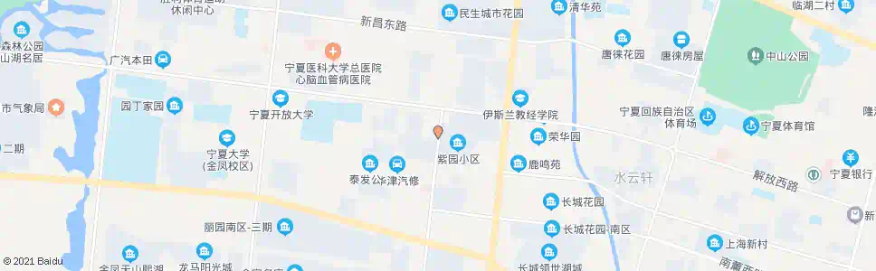 银川庆丰街黄河路口_公交站地图_银川公交_妙搜公交查询2025