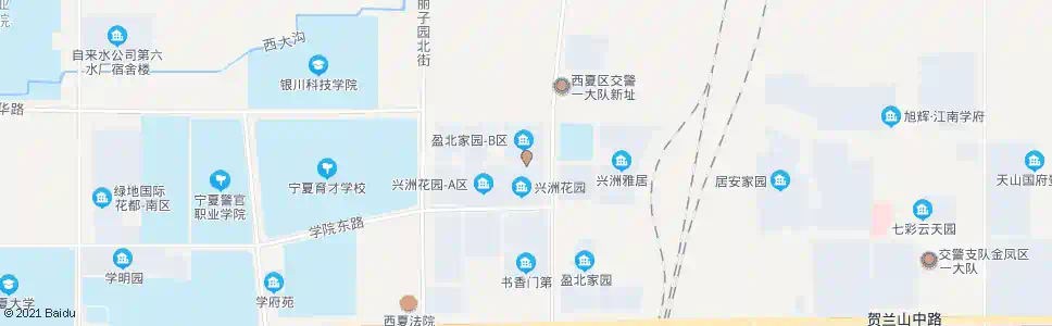 银川盈北家园B区_公交站地图_银川公交_妙搜公交查询2025