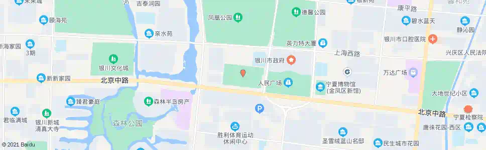 银川上海路会展中心站_公交站地图_银川公交_妙搜公交查询2025