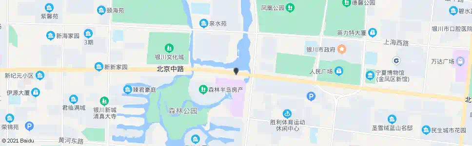 银川陶然水岸_公交站地图_银川公交_妙搜公交查询2025