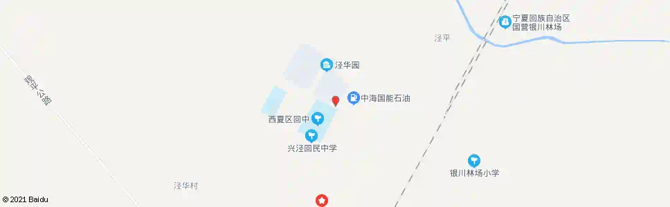 银川泾华村委会_公交站地图_银川公交_妙搜公交查询2025