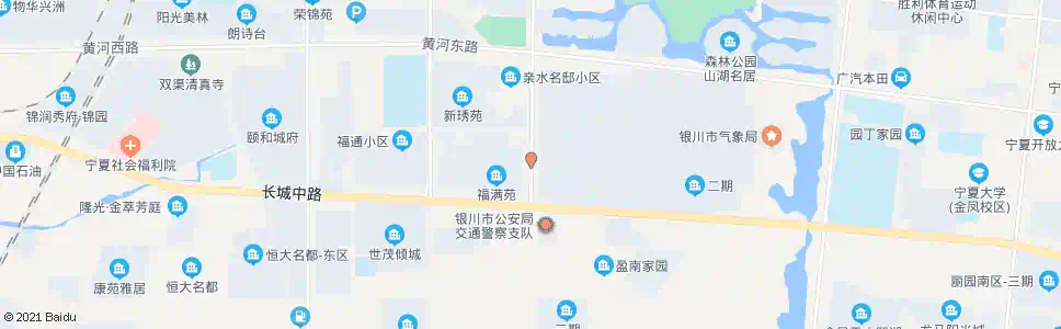 银川福满苑_公交站地图_银川公交_妙搜公交查询2025
