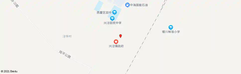 银川兴泾镇_公交站地图_银川公交_妙搜公交查询2025