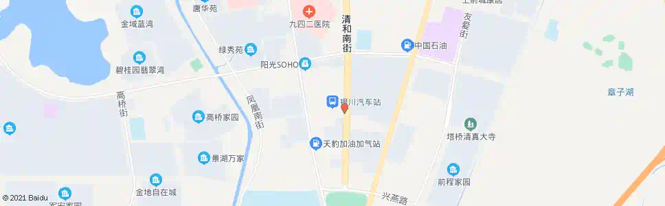 银川胜利街南站_公交站地图_银川公交_妙搜公交查询2025