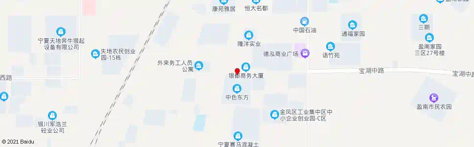 银川宝湖路金凤四街口_公交站地图_银川公交_妙搜公交查询2025