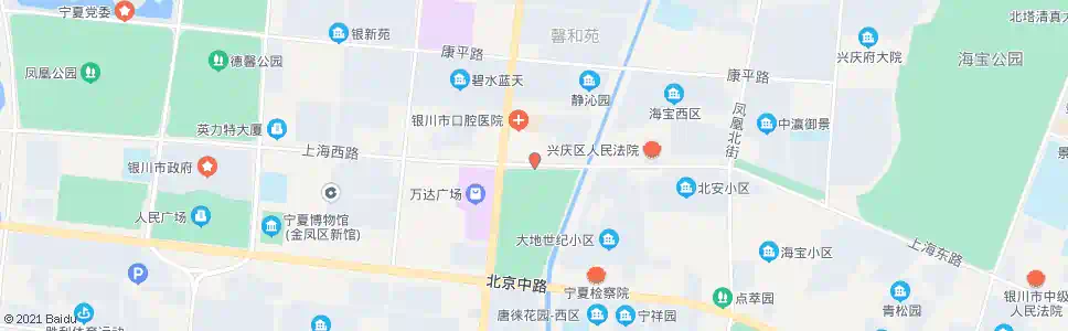 银川上海路正源北街口_公交站地图_银川公交_妙搜公交查询2025