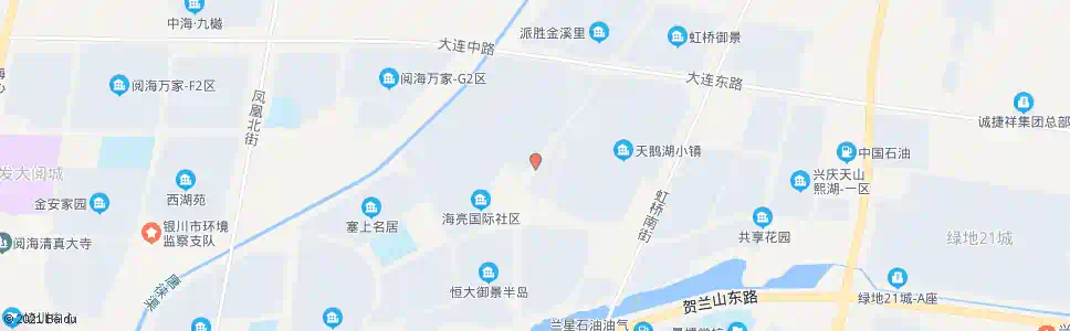 银川花园南街沙海路口_公交站地图_银川公交_妙搜公交查询2025