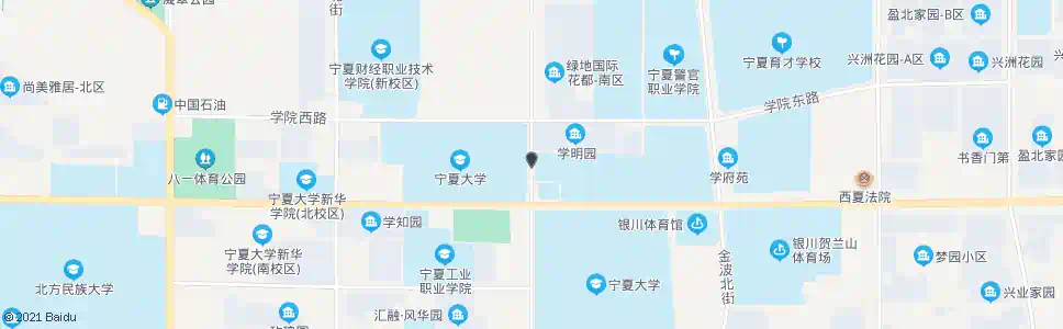银川宁大活动中心_公交站地图_银川公交_妙搜公交查询2025