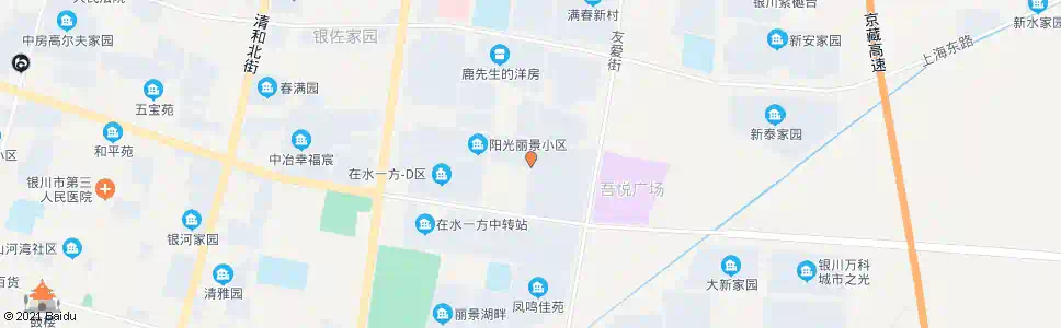 银川杞福巷站_公交站地图_银川公交_妙搜公交查询2025