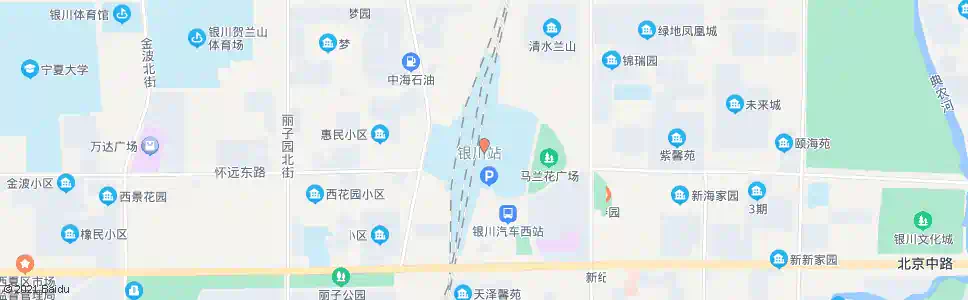 银川银川火车站广场_公交站地图_银川公交_妙搜公交查询2025