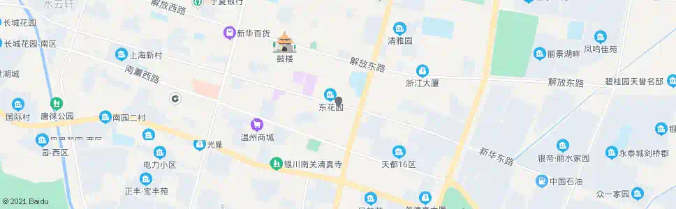 银川新华街中山街口_公交站地图_银川公交_妙搜公交查询2025