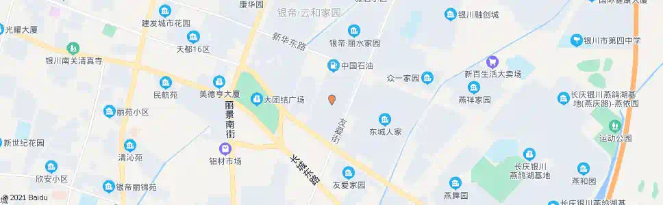 银川金茂建材城_公交站地图_银川公交_妙搜公交查询2025