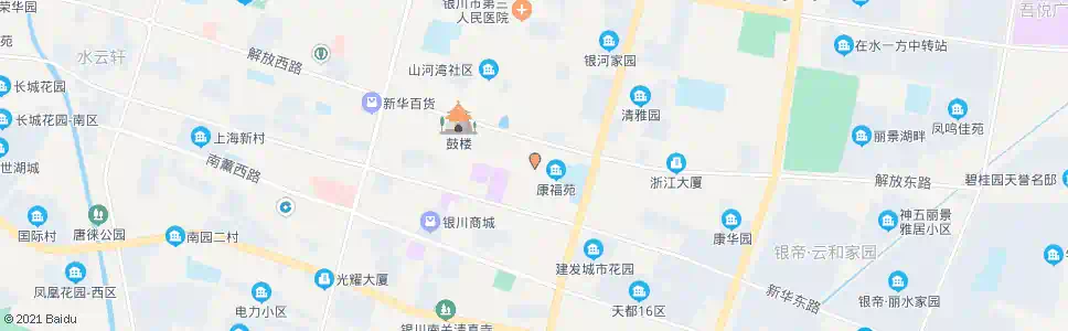 银川羊肉街口(单)_公交站地图_银川公交_妙搜公交查询2025