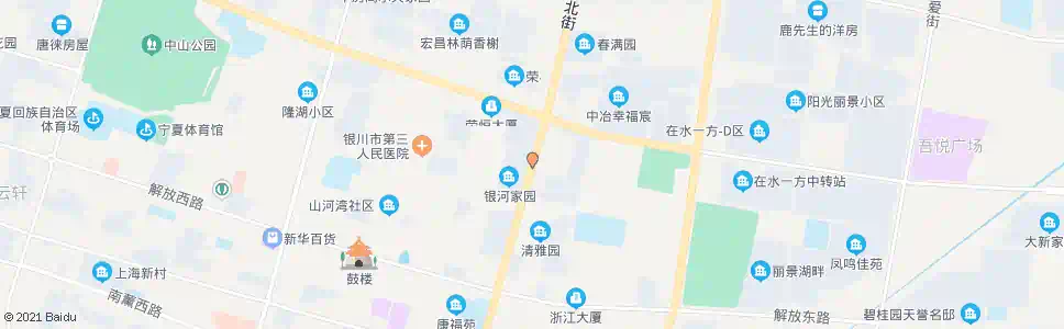 银川永康小区_公交站地图_银川公交_妙搜公交查询2025