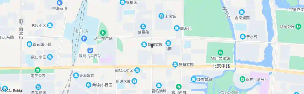 银川新海家园_公交站地图_银川公交_妙搜公交查询2025