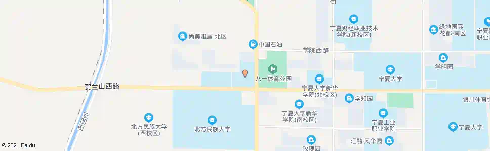 银川宁夏旅游学校_公交站地图_银川公交_妙搜公交查询2025