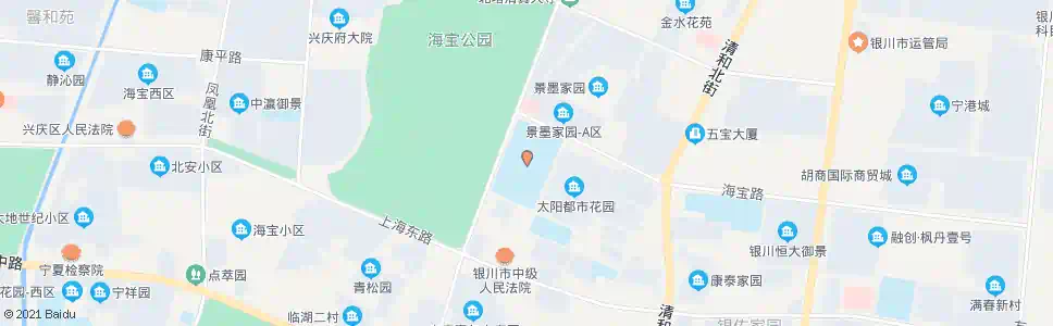 银川二中西_公交站地图_银川公交_妙搜公交查询2025