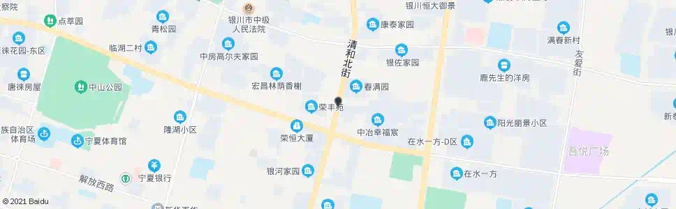 银川北环小区_公交站地图_银川公交_妙搜公交查询2025