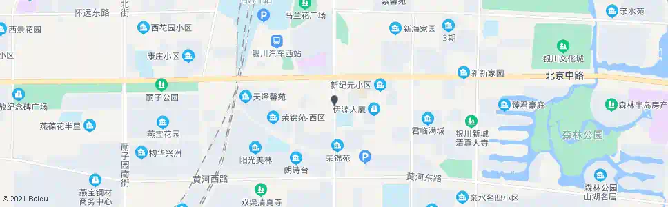 银川金凤小区_公交站地图_银川公交_妙搜公交查询2025