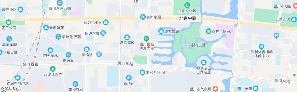 银川翠柳岛站_公交站地图_银川公交_妙搜公交查询2025