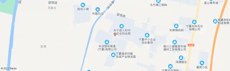 银川创业路站_公交站地图_银川公交_妙搜公交查询2025