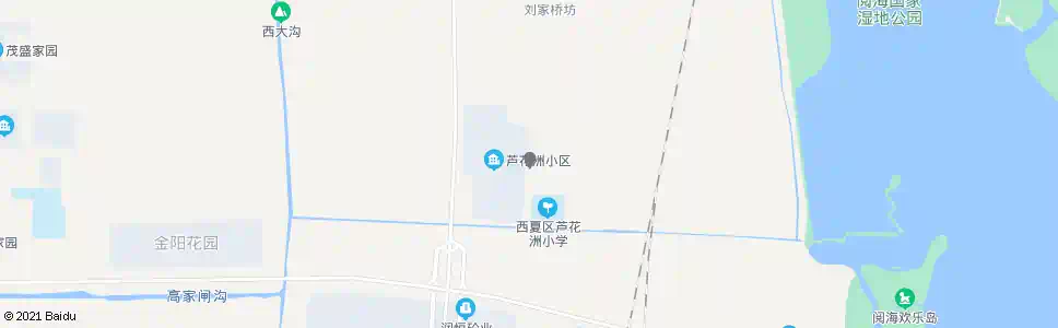 银川芦花安置区_公交站地图_银川公交_妙搜公交查询2025