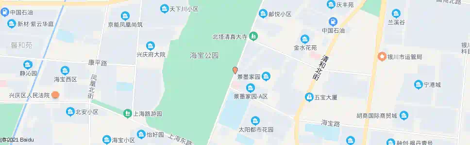 银川海宝公园_公交站地图_银川公交_妙搜公交查询2025